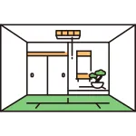 Japanese Style Room SVG Icon